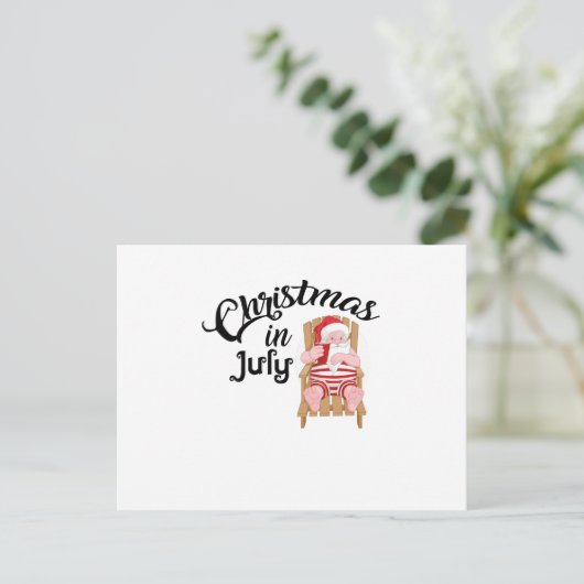 Weihnachten im Juli Funny Gift (Stehend Vorderseite)