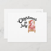 Weihnachten im Juli Funny Gift (Vorne/Hinten)