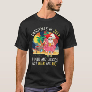 Weihnachten im Juli Funny Just Beer und GRILLEN T-Shirt