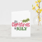 Weihnachten im Juli Funny Santa Beach Summer Gr Karte (Gelbe Blume)