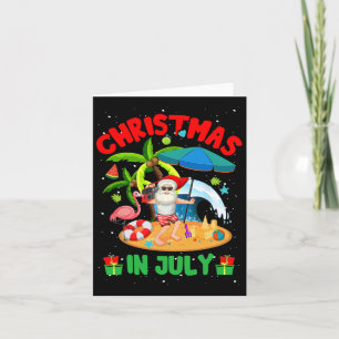 Weihnachten im Juli Funny Summer Xmas Karte