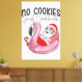 Weihnachten im Juli Funny Summer Xmas Leinwanddruck (Insitu (Wohnzimmer))