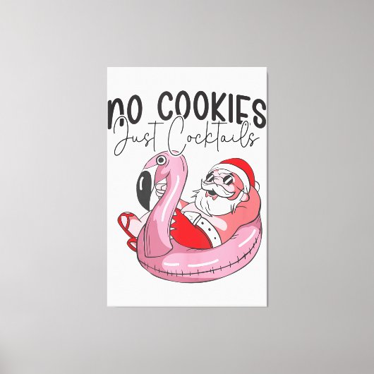 Weihnachten im Juli Funny Summer Xmas Leinwanddruck (Vorderseite)