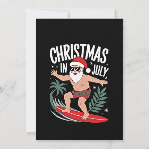 Weihnachten im Juli Funny Surfing Weihnachten Urla Einladung