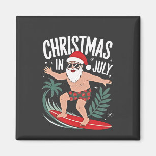 Weihnachten im Juli Funny Surfing Weihnachten Urla Magnet
