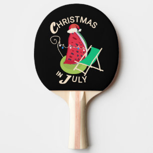 Weihnachten im Juli funny Xmas in July  Tischtennis Schläger