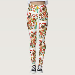 Weihnachten im Juli für Katzenliebhaber Leggings