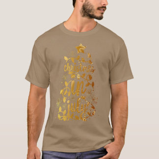 Weihnachten im Juli Gefärbte Krawatte farbenfrohe  T-Shirt