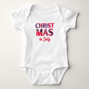 WEIHNACHTEN IM JULI Geschenkanhänger Baby Strampler