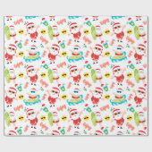 Weihnachten im Juli Geschenkpapier (Flach)