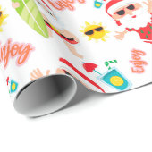 Weihnachten im Juli Geschenkpapier (Rolleneckpunkt)