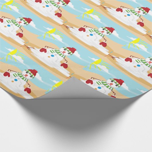 Weihnachten im Juli Geschenkpapier (Ecke)