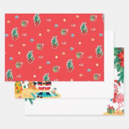 Weihnachten im Juli-Geschenkpapier Geschenkpapier Set