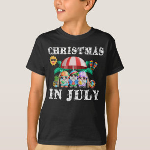 Weihnachten im Juli Gnome Sommer T-Shirt