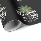 Weihnachten im Juli Got mir alles auf Geschenkpapier (Rolleneckpunkt)