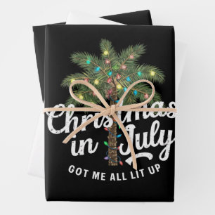 Weihnachten im Juli Got mir alles auf Geschenkpapier Set