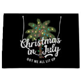 Weihnachten im Juli Got mir alles auf Große Geschenktüte (Vorderseite)