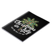 Weihnachten im Juli Got mir alles auf Notizblock (Linke Seite)