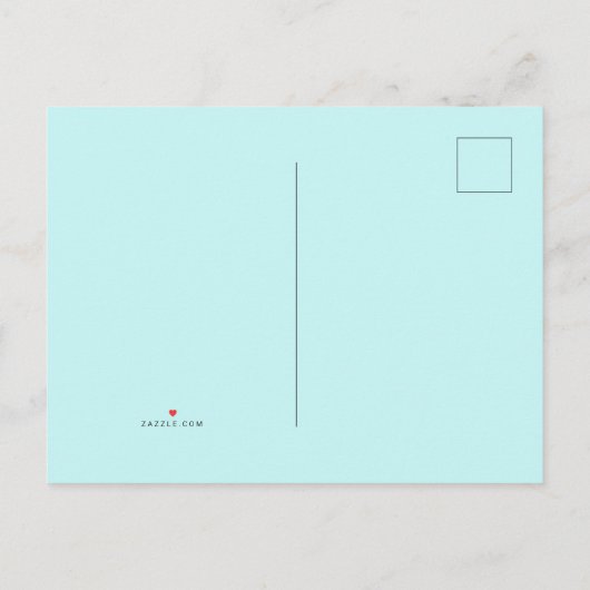 Weihnachten im Juli GRILLEN Palm Tree Einladungspostkarte (Rückseite)