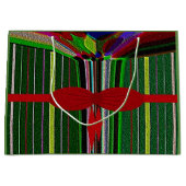 "Weihnachten im Juli" Große, glänzende Geschenktas Große Geschenktüte (Vorderseite)