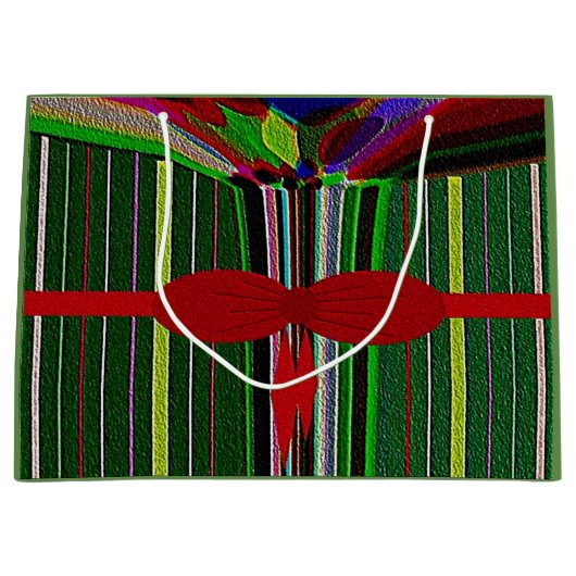 "Weihnachten im Juli" Große, glänzende Geschenktas Große Geschenktüte (Vorderseite)