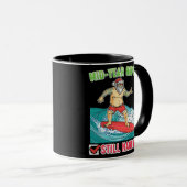 Weihnachten im Juli Halbjahr Bericht Tasse (VorderseiteRechts)