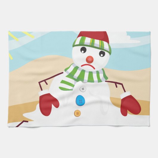 Weihnachten im Juli Handtuch (Horizontal)