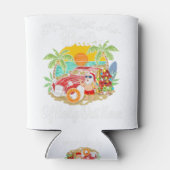 Weihnachten im Juli heiß wie Balls im Sommer Dosenkühler (Rückseite)