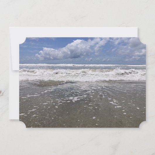 Weihnachten im Juli im Santa Party Einladung (Rückseite)