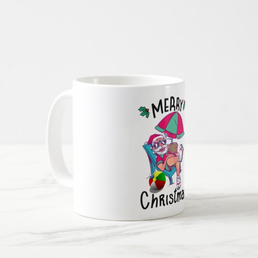 Weihnachten im Juli Kaffeetasse (Vorderseite Links)