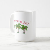 Weihnachten im Juli Kaffeetasse (Vorderseite Links)