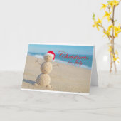 Weihnachten im Juli Karte (Gelbe Blume)