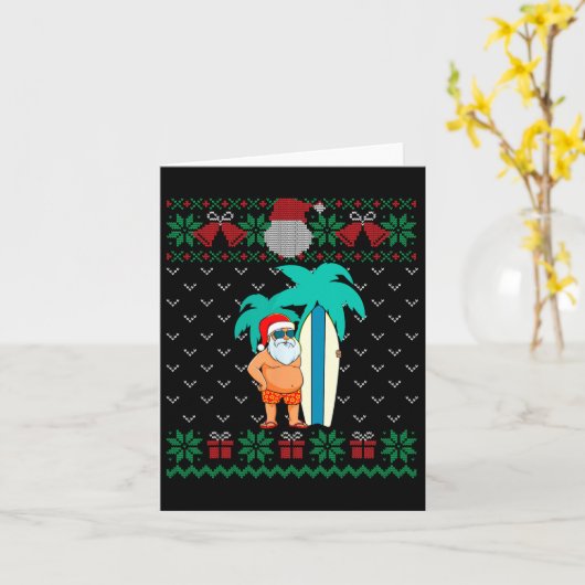 Weihnachten im Juli Karte (Gelbe Blume)