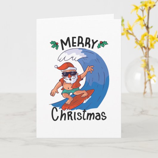 Weihnachten im Juli Karte (Gelbe Blume)