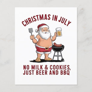 Weihnachten im Juli: Keine Milch, keine Kekse, nur Flyer
