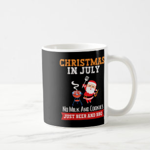 Weihnachten im Juli Keine Milch Nur Bier Bbq Santa Kaffeetasse