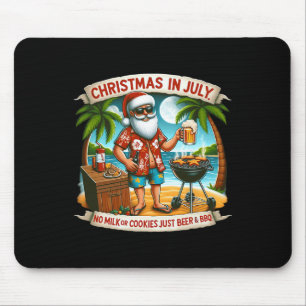 Weihnachten im Juli Keine Milch oder Kekse, nur Bi Mousepad