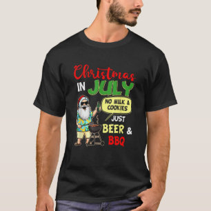 Weihnachten im Juli keine Milch und Kekse nur ein T-Shirt