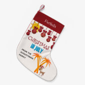 Weihnachten im Juli Kleiner Weihnachtsstrumpf (Vorderansicht (hängend))