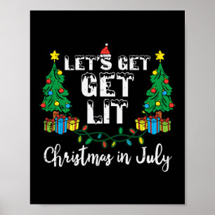 Weihnachten im Juli Lasst uns lustig sein Lustiges Poster