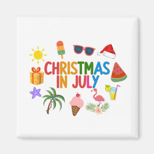 Weihnachten im Juli Magnet