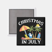 Weihnachten im Juli Magnet (Vorderseite/Rückseite)
