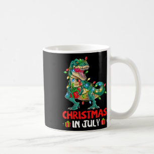 Weihnachten im Juli Männer Jungen Kleinkind T Rex Kaffeetasse
