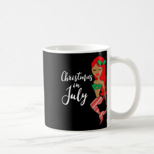 Weihnachten im Juli Meerjungfrau Kaffeetasse