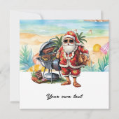 Weihnachten im Juli mit dem Weihnachtsmann am Stra (Vorderseite)