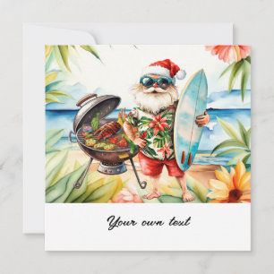 Weihnachten im Juli mit dem Weihnachtsmann am Stra