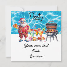 Weihnachten im Juli mit dem Weihnachtsmann am Stra