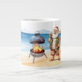 Weihnachten im Juli mit dem Weihnachtsmann am Stra Jumbo-Tasse