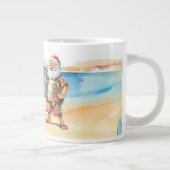Weihnachten im Juli mit dem Weihnachtsmann am Stra Jumbo-Tasse (Rechts)