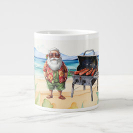 Weihnachten im Juli mit dem Weihnachtsmann am Stra Jumbo-Tasse